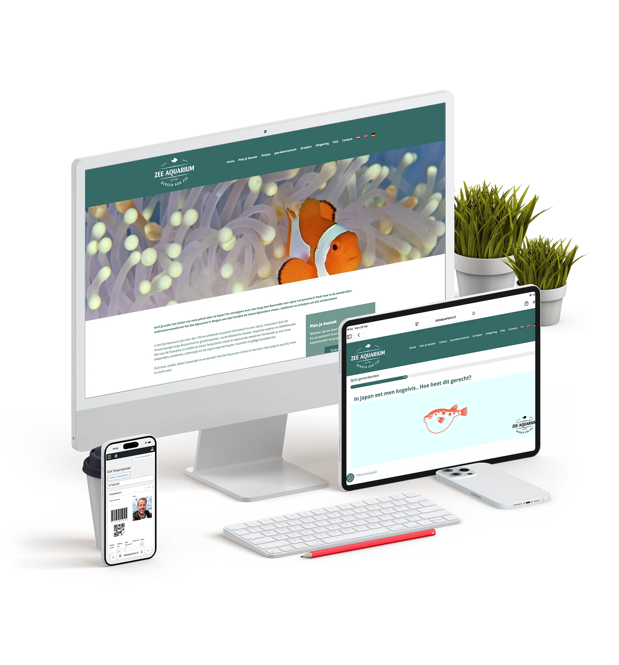 Lees verder over Zee Aquarium. Natuurlijk door NHWS, WordPress websites en webshops uit Alkmaar 