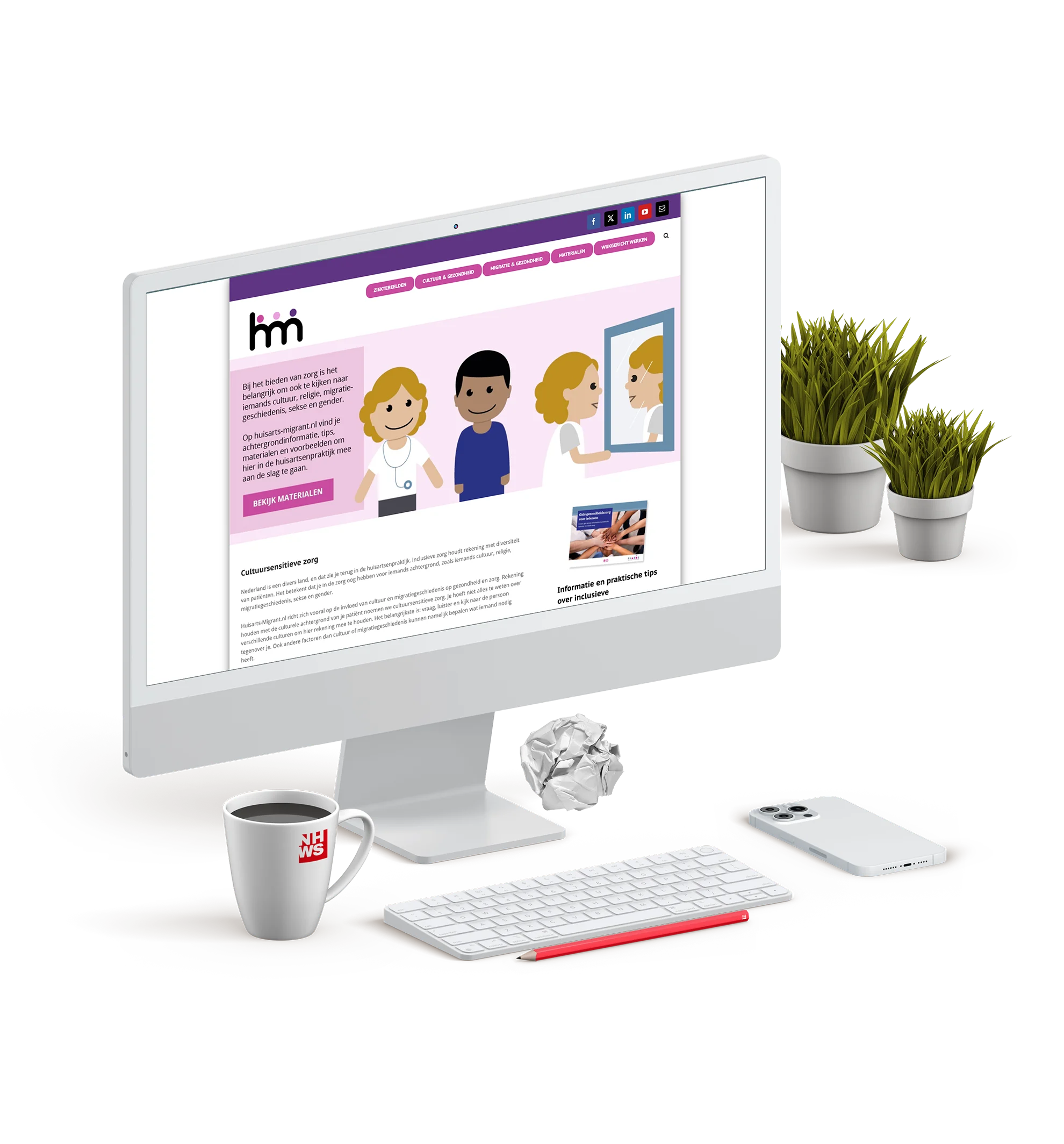 Lees verder over Huisarts Migrant. Natuurlijk door NHWS, WordPress websites en webshops uit Alkmaar 