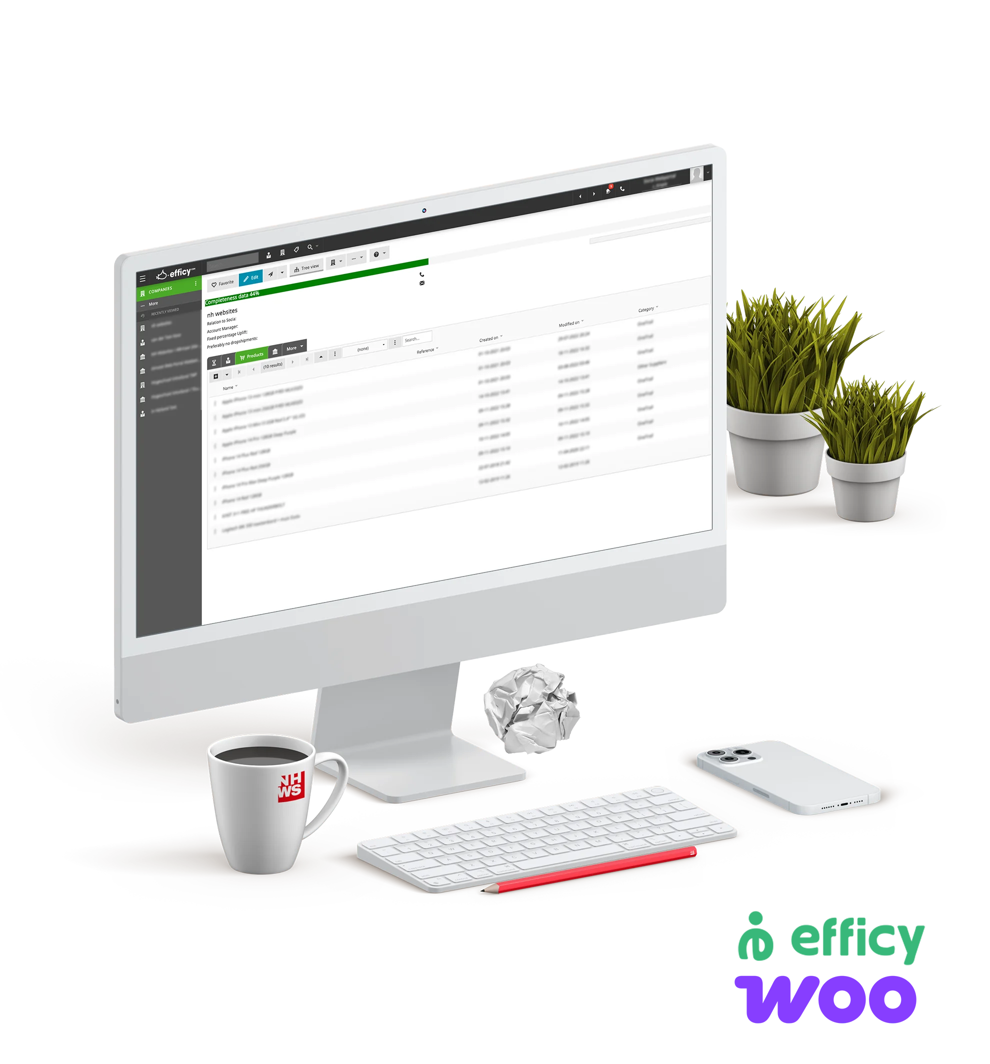 NHWS werkt o.a. voor Plugin WooCommerce / Efficy
