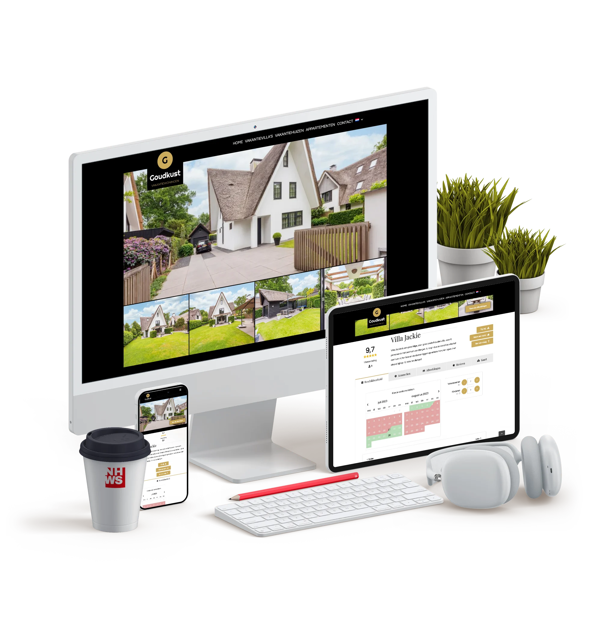 Lees verder over Goudkust vakantiewoningen. Natuurlijk door NHWS, WordPress websites en webshops uit Alkmaar 