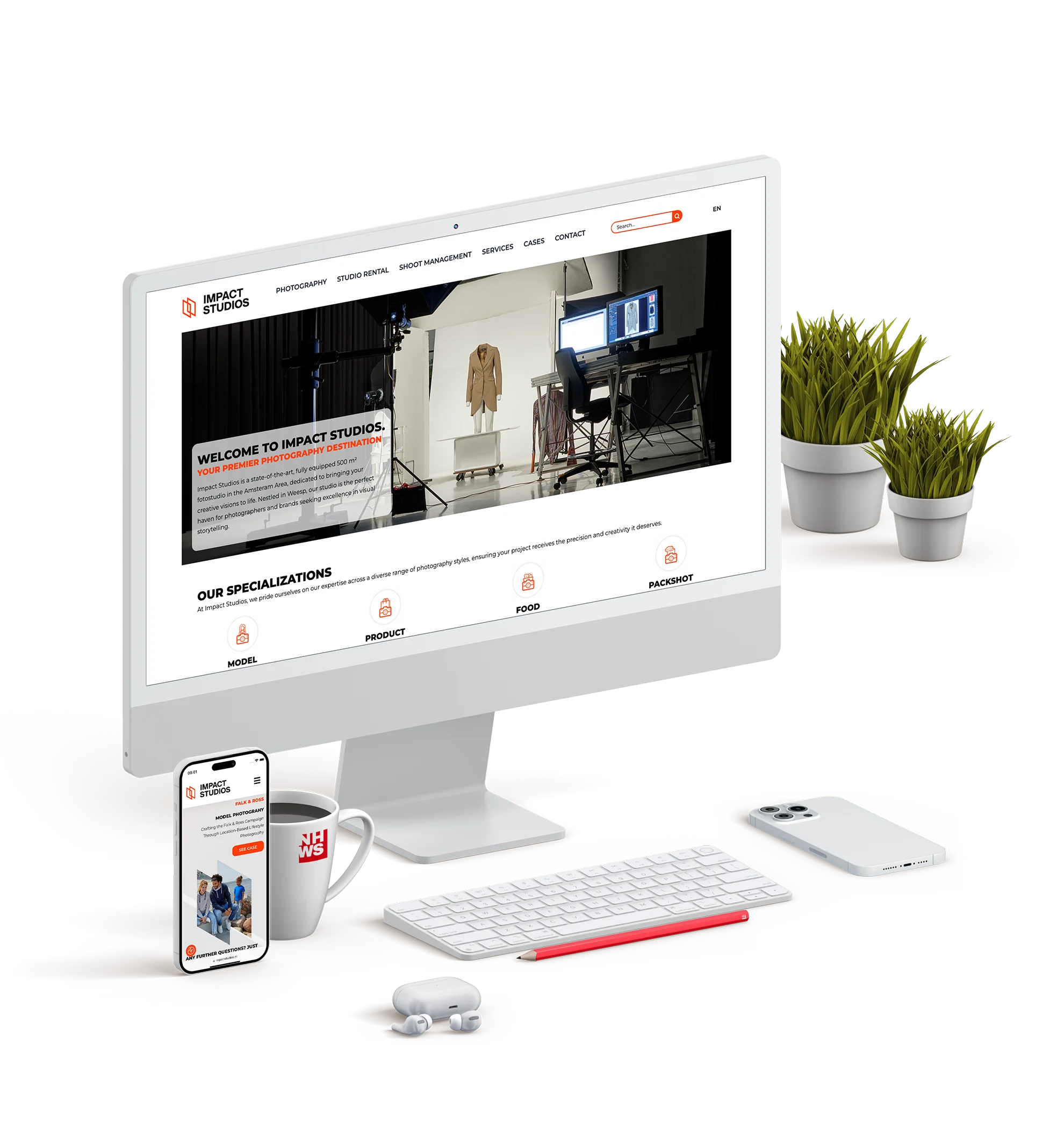 Lees verder over Impact Studios. Natuurlijk door NHWS, WordPress websites en webshops uit Alkmaar