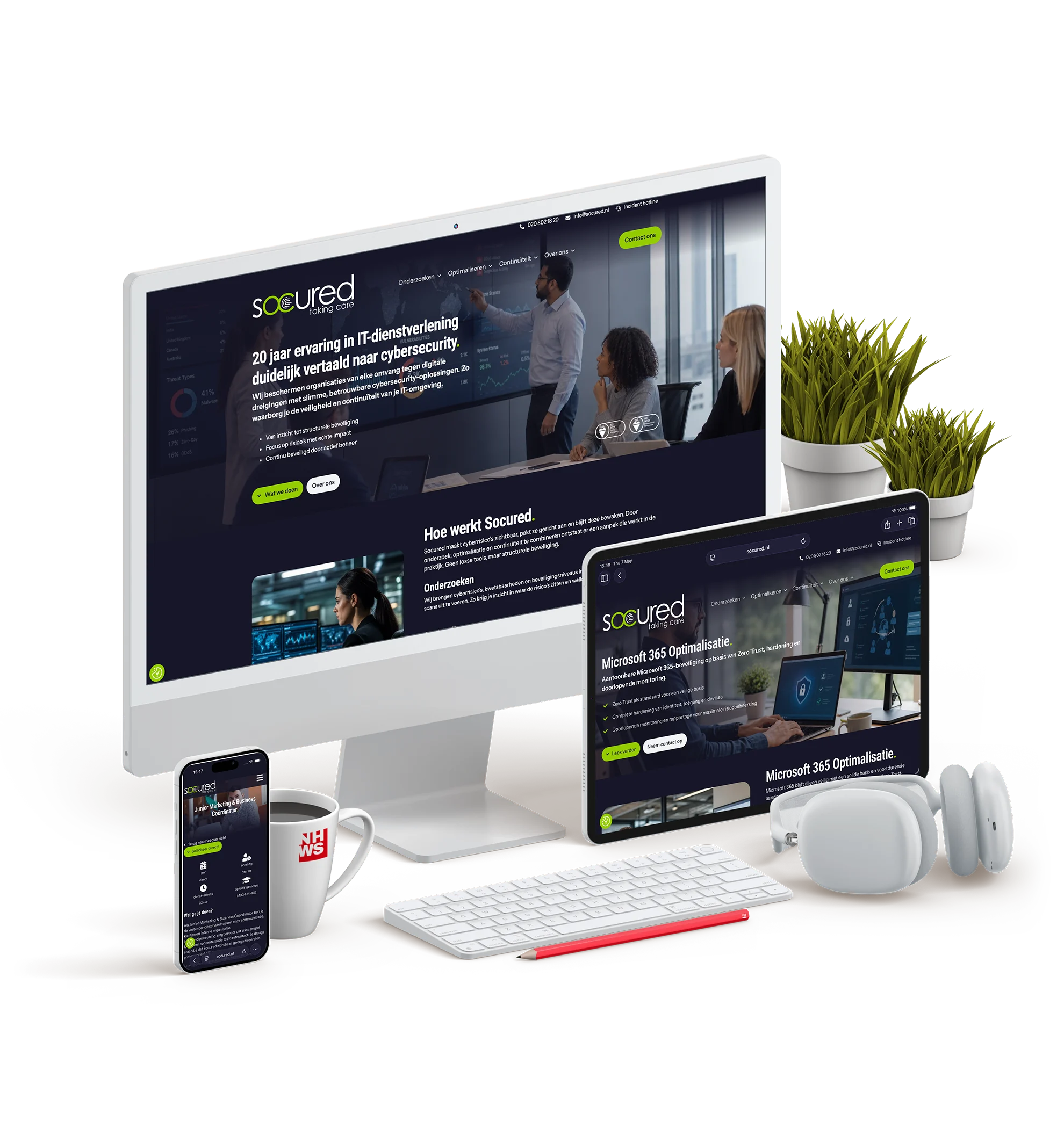 Lees verder over Socured. Natuurlijk door NHWS, WordPress websites en webshops uit Alkmaar